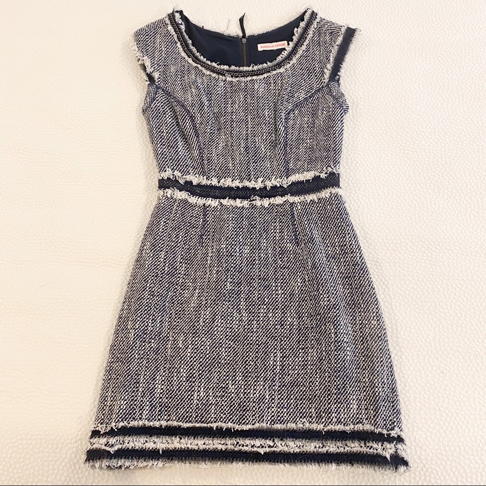 Rebecca Taylor | Tweed Fringe Dress